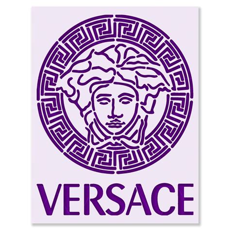 versace stencil muro|Versace Designer Stencil .